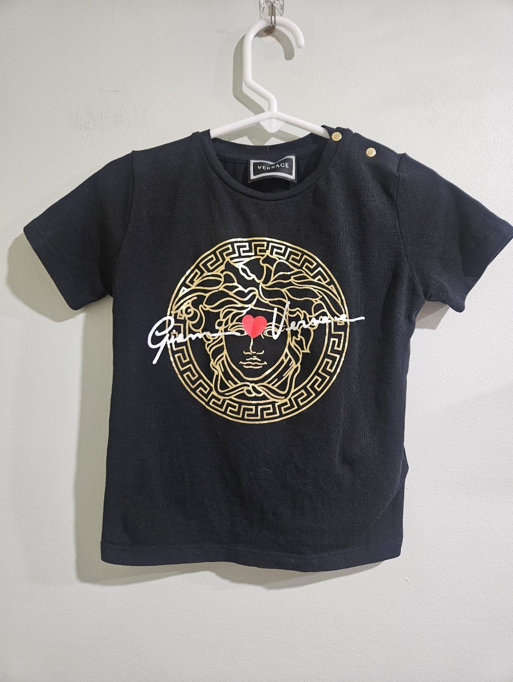 Versace Toddler Medusa Logo T-Shirt Size 18/24 Months